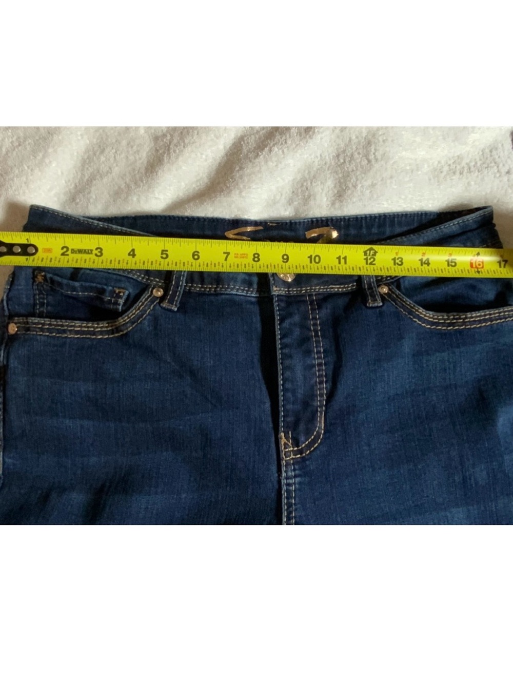 Seven7 Dark Blue Flare Jeans